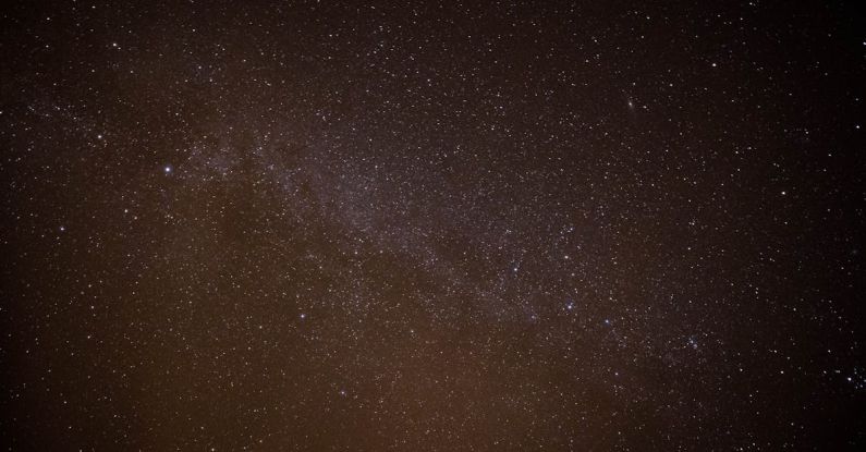 Amateur Astronomy - The milky is seen in the night sky